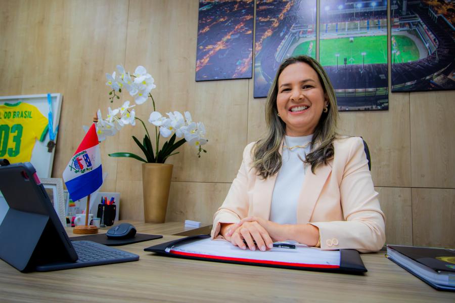 Lydia Pollyana  - Secretária de Estado do Esporte , Lazer e Juventundo (Selaj)
